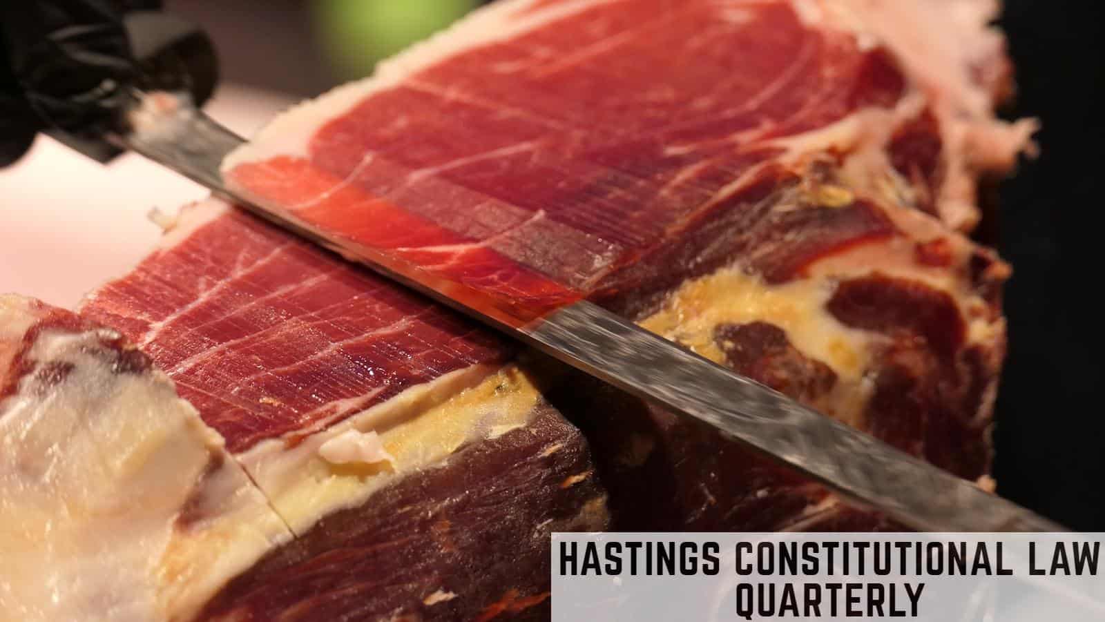curación del jamón iberico
